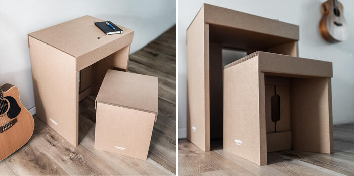 Cardboard Desk 2