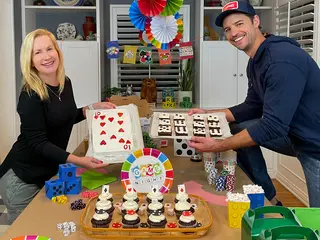 Baking with Josh and Ange