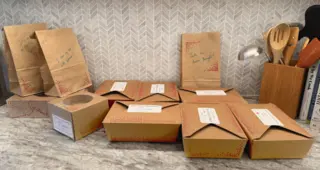 Paper-based to-go packaging