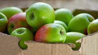 Apples in a box