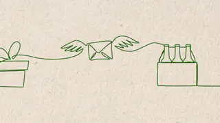 Sketched recycle header